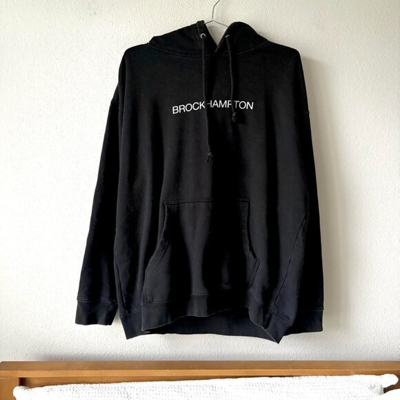 Brockhampton black hoodie sweatshirt Men's Large - Picture 5 of 5